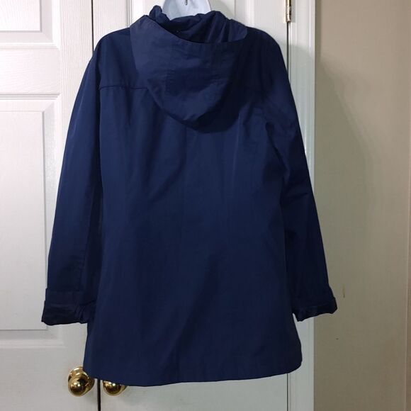 ZeroXposur lightweight navy raincoat water resistant jacket coat Sz XL NWOT - Picture 4 of 7